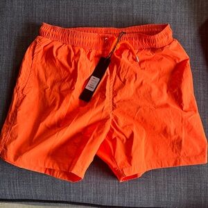 Nova Men Orange Swim Trunk